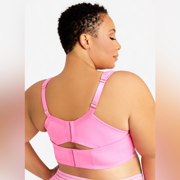 Beautiful bright pink new Full Coverage Butterfly Bra in 42DDD - Picture 2 of 3